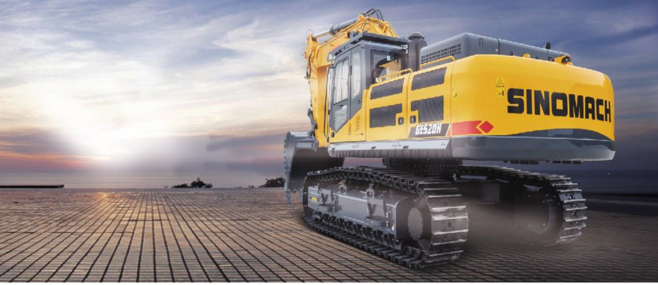 Гусеничный экскаватор SINOMACH GE520H, эксплуатационная масса 50500 кг