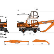 Перегружатель DEVELON DX210WMH