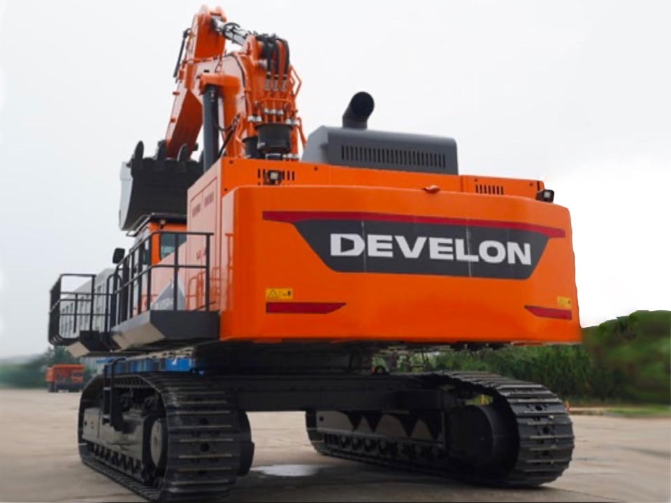 Гусеничный экскаватор DEVELON DX1250LC-7B, мощность двигателя 750 л.с.