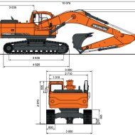 Гусеничный экскаватор DEVELON DX260LC-7M, мощность двигателя 190 л.с.