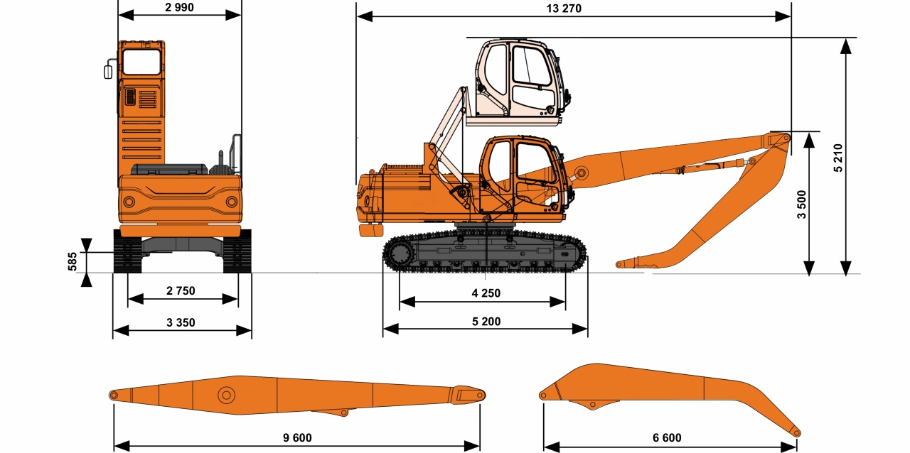 Перегружатель DEVELON DX450MH