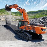 Гусеничный экскаватор DEVELON DX530LC-7B, мощность двигателя 399 л.с.
