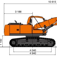 Гусеничный экскаватор DEVELON DX300LC-7B, мощность двигателя 249 л.с.