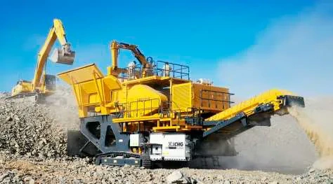 Мобильная щековая дробильная установка XCMG XPE1215