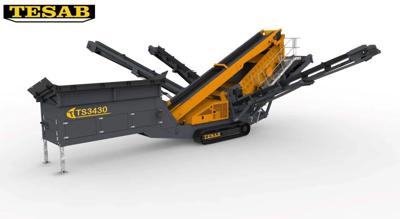 Дробилки Мобильный грохот TESAB TS 3430