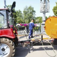 Бочки и цементораспределители Бочка прицеп с керхером на МТЗ