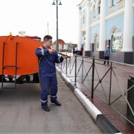Бочки и цементораспределители Бочка с пистолетом на трактор МТЗ