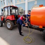 Бочки и цементораспределители Бочка с пистолетом на трактор МТЗ