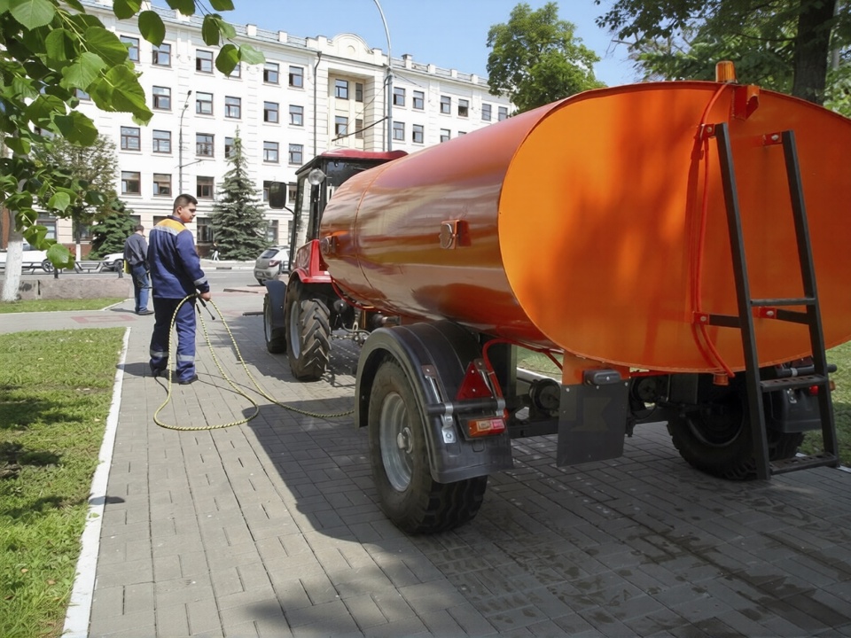 Бочки и цементораспределители Бочка с пистолетом на трактор МТЗ