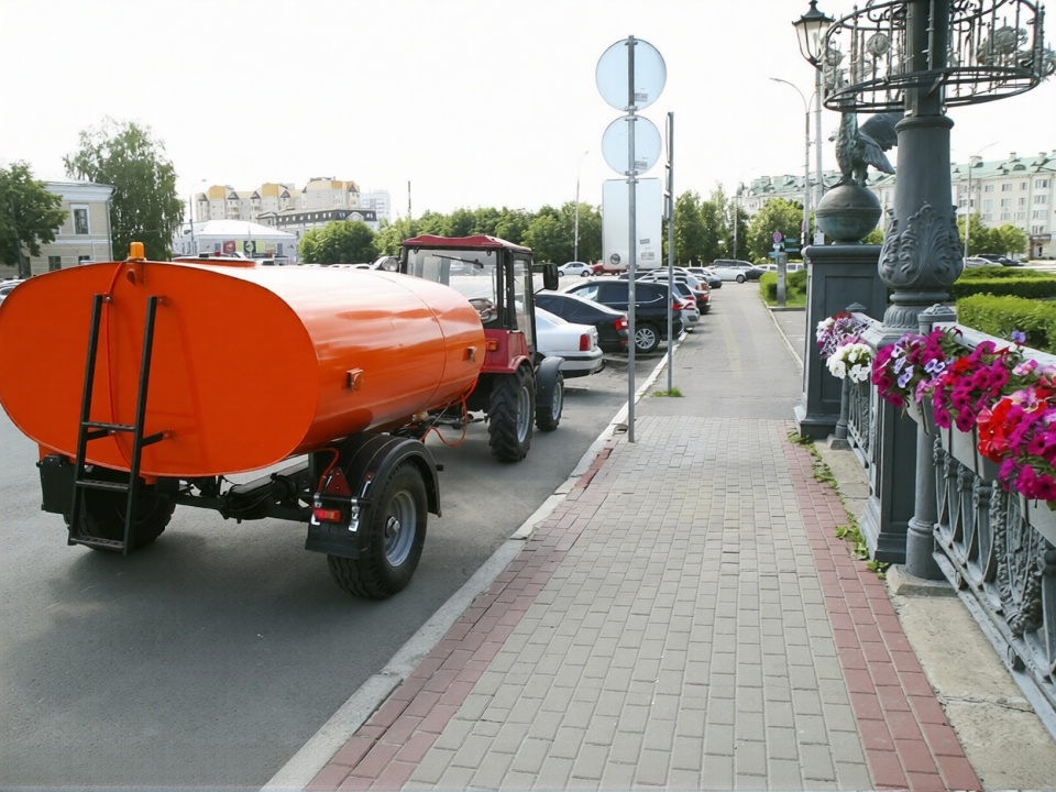 Бочки и цементораспределители Бочка с пистолетом на трактор МТЗ