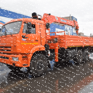 Кран-манипулятор Kanglim KS-1256G-II (780542) на шасси КамАЗ 43118-3027-50