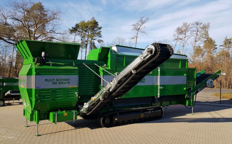 Разделка шин Zemmler Мобильный грохот MULTI SCREEN MS 6700