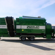 Разделка шин Zemmler Мобильный грохот MULTI SCREEN MS 5200