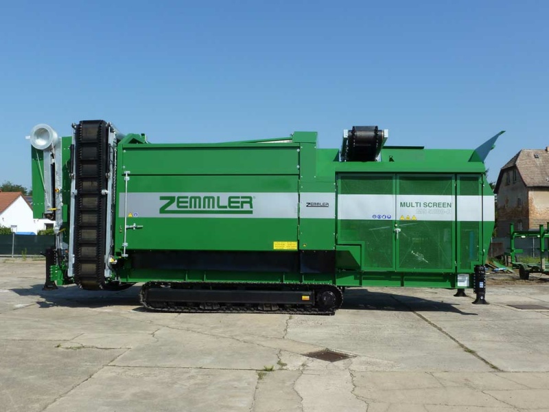 Разделка шин Zemmler Мобильный грохот MULTI SCREEN MS 5200