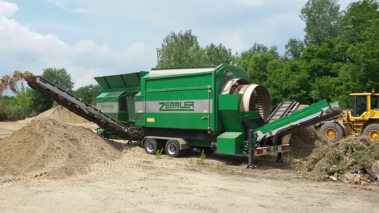 Разделка шин Zemmler Мобильный грохот MULTI SCREEN MS 5200