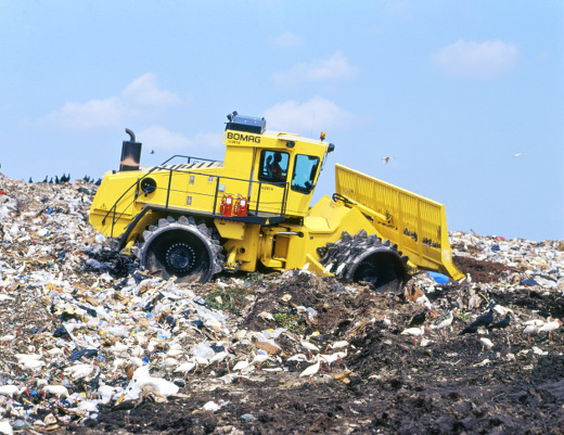 Уплотнитель мусора BOMAG BC 972 RB-2