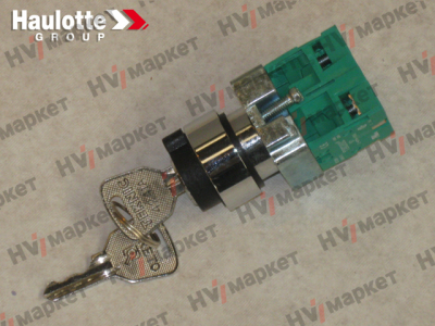 2901015420 - Ключ-селектор, замок НПУ 2 положения с фиксацией HV Market