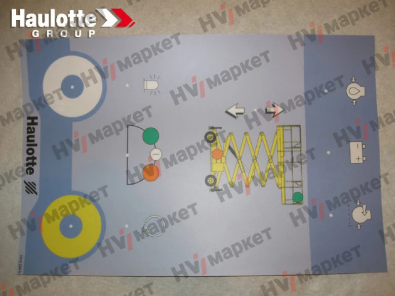 3078152840 - Наклейка на пульт управления