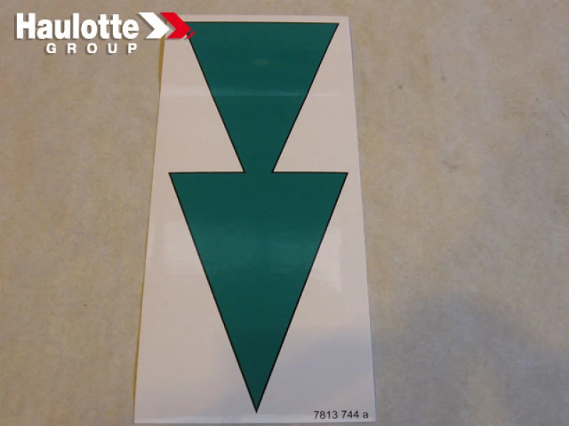 3078137440 - Наклейка «Зеленая стрелка»