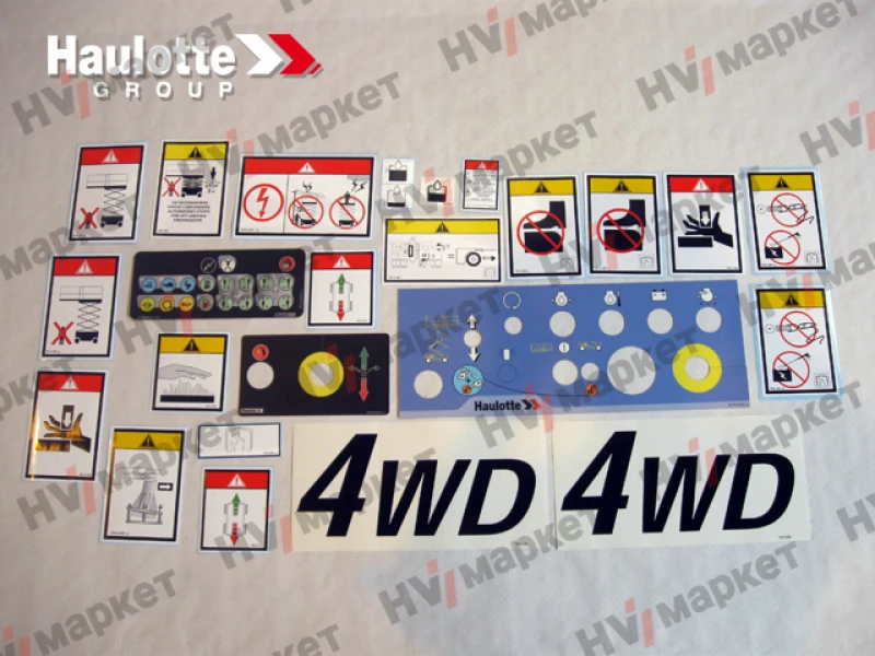 KITETIQCOMPDX - Набор наклеек